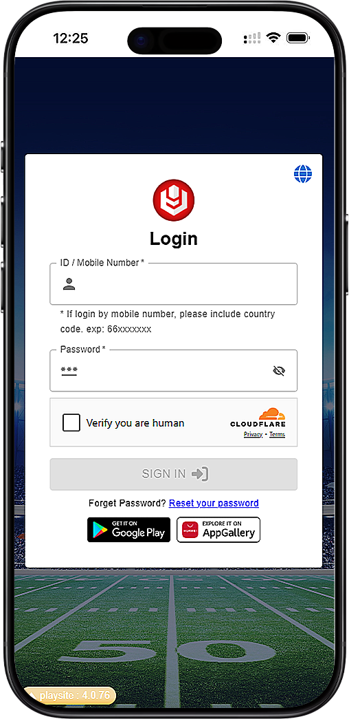 U9Play Sign Up Login Mobile