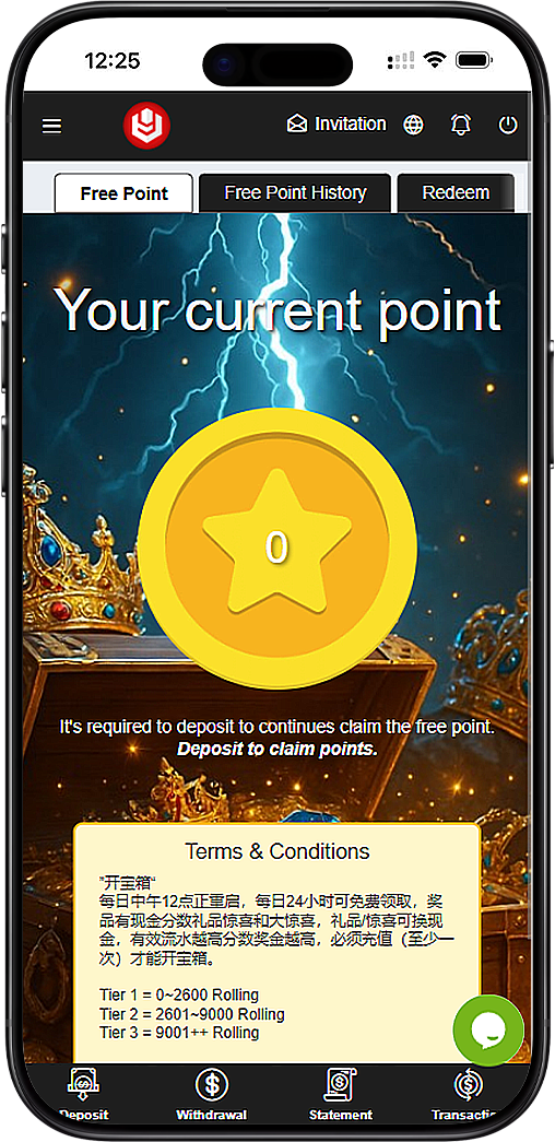 U9Play Sign Up Redeem Free Points