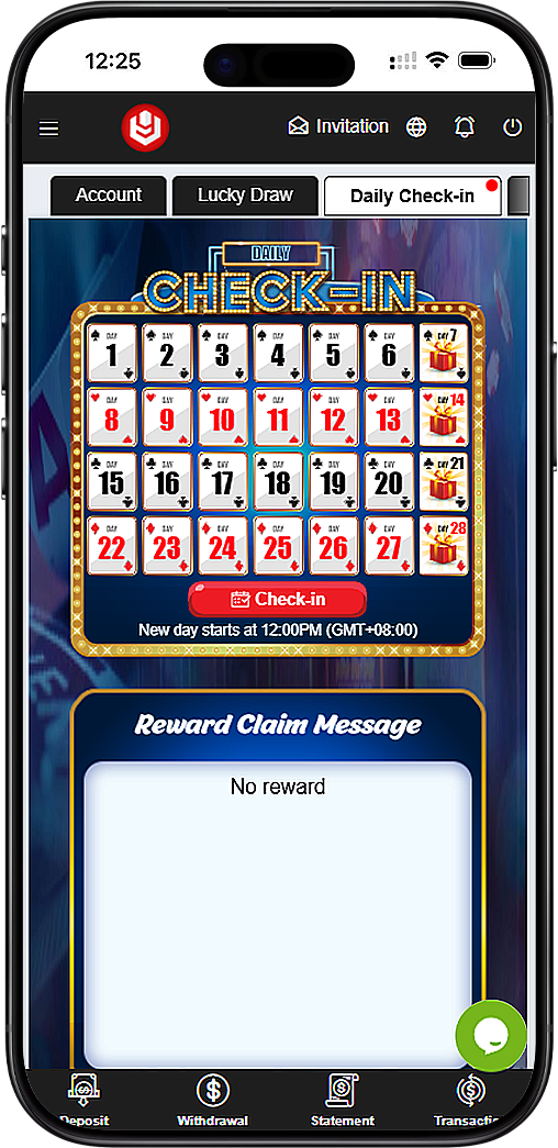 U9Play Sign Up Daily Check-In